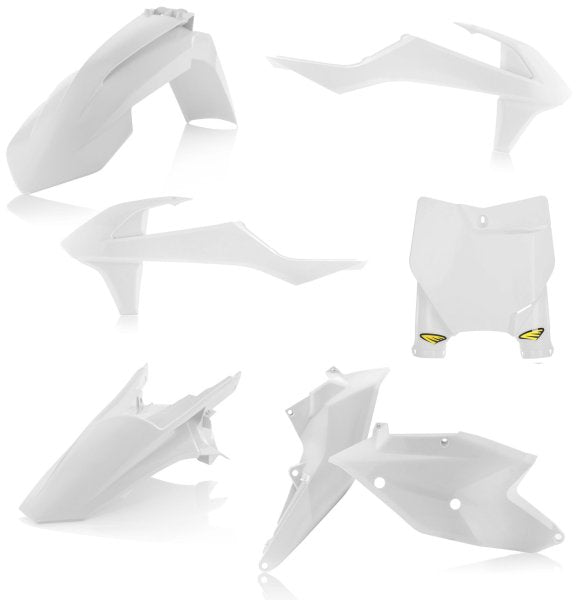 CYCRA PLASTIC KIT KTM SX SXF 16-18 WHITE - Westeffex