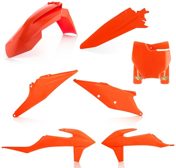 CYCRA PLASTIC KIT KTM SX SXF 19-22 ORANGE - Westeffex