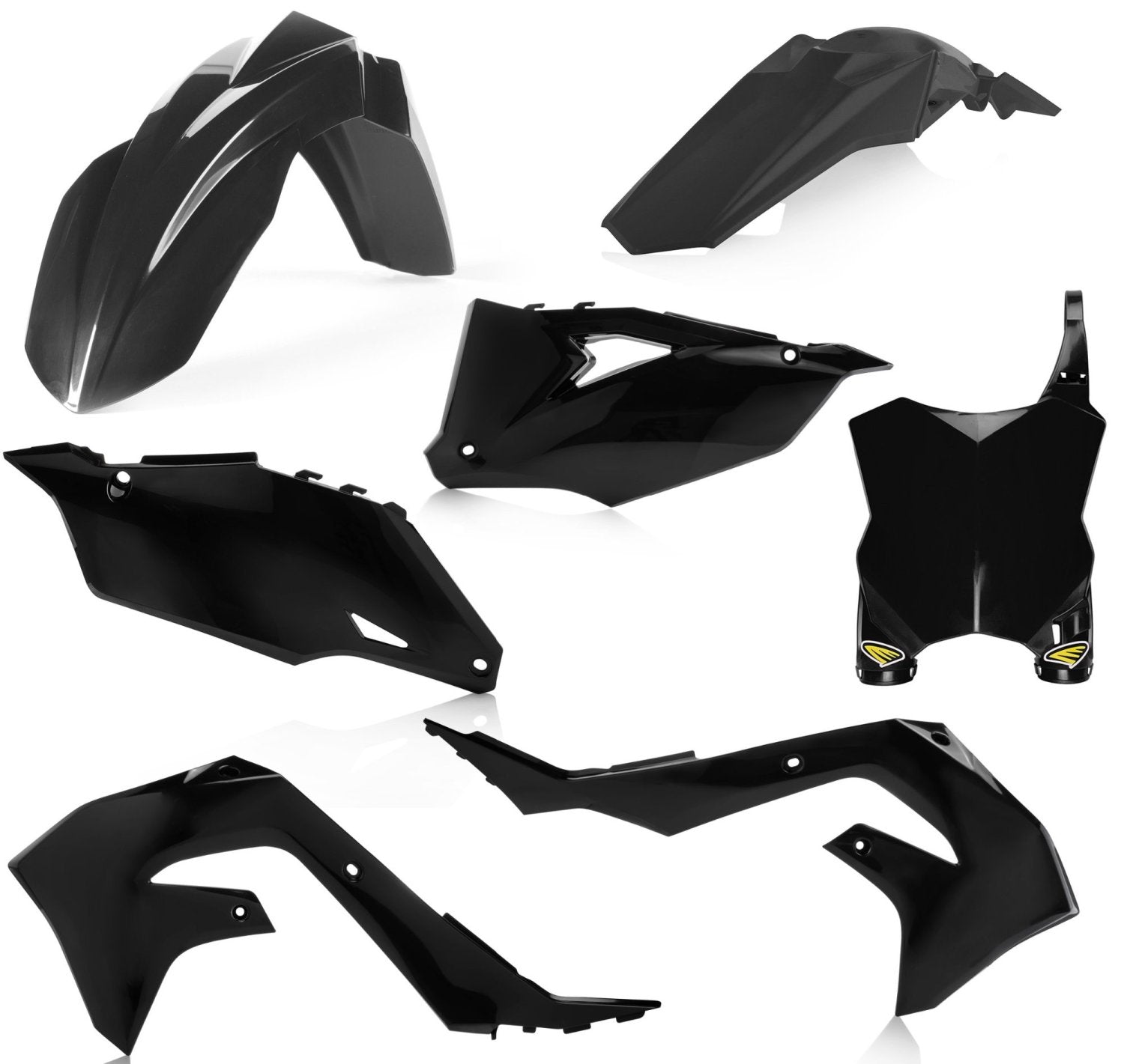 CYCRA PLASTIC KIT KXF 250 21-24 450 19-23 BLACK - Westeffex