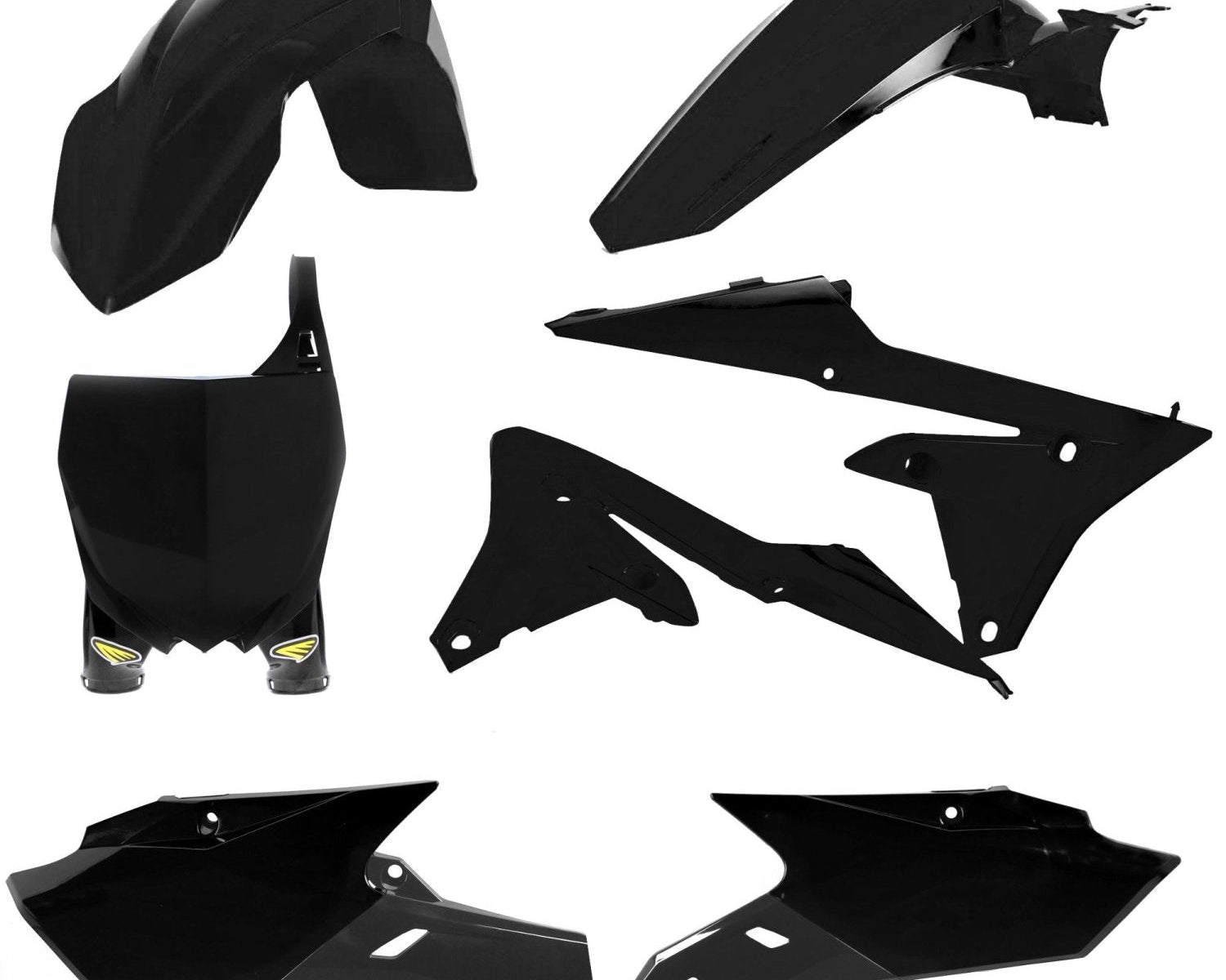 CYCRA PLASTIC KIT YAMAHA YZF 250 14-18 450 14-17 BLACK - Westeffex