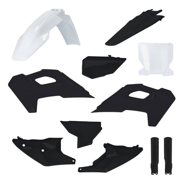 iPLASTIX PLASTIC KIT HUSQVARNA TC FC 23-24 WHITE BLACK - Westeffex