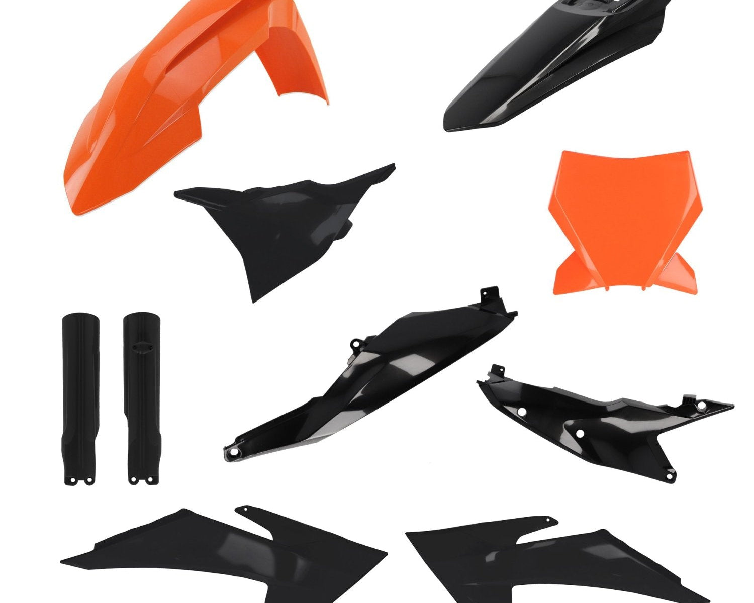iPLASTIX PLASTIC KIT KTM SX SXF 23-24 ORANGE BLACK - Westeffex