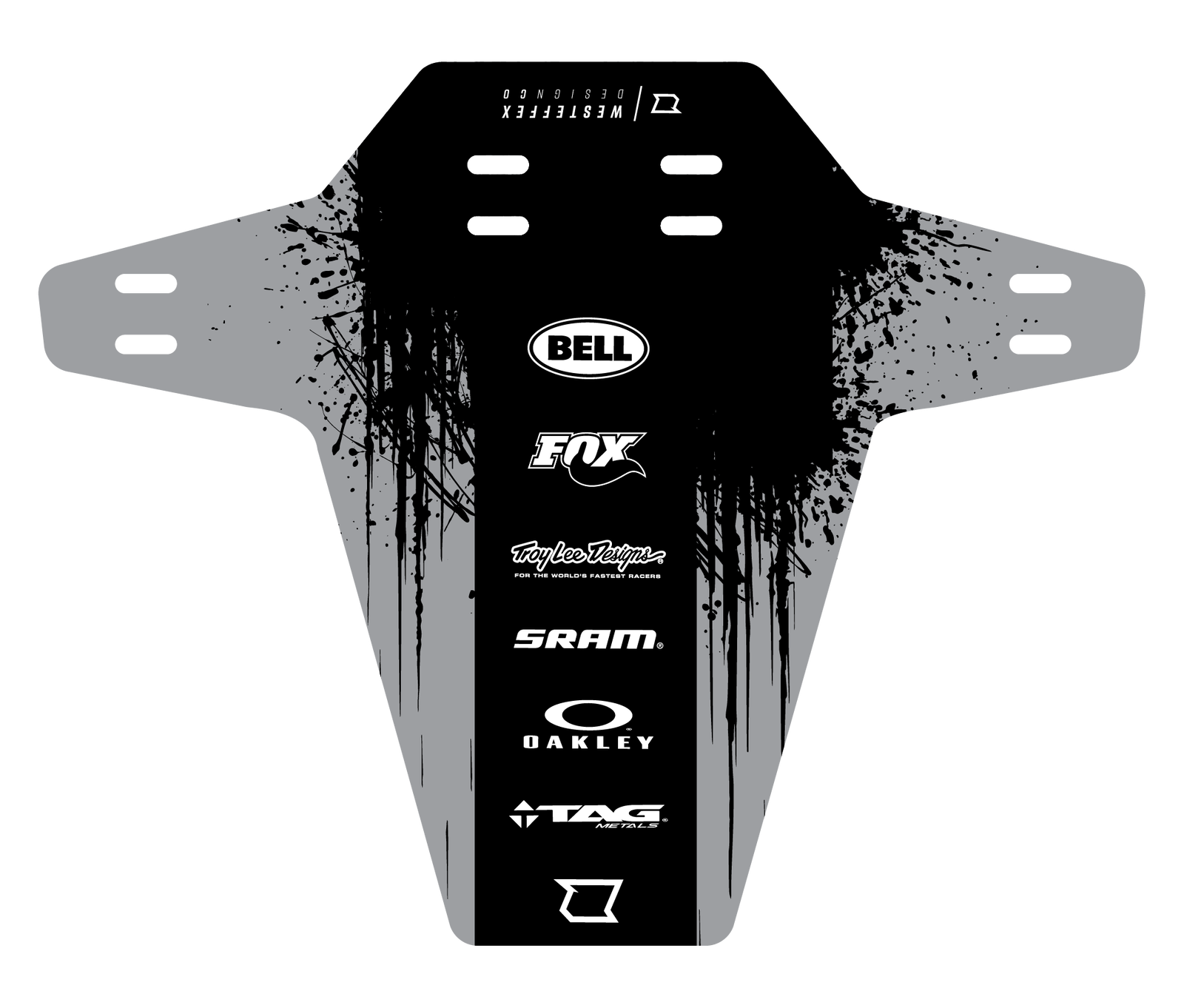 MTB MUD GUARD - Drip - Grey - Westeffex