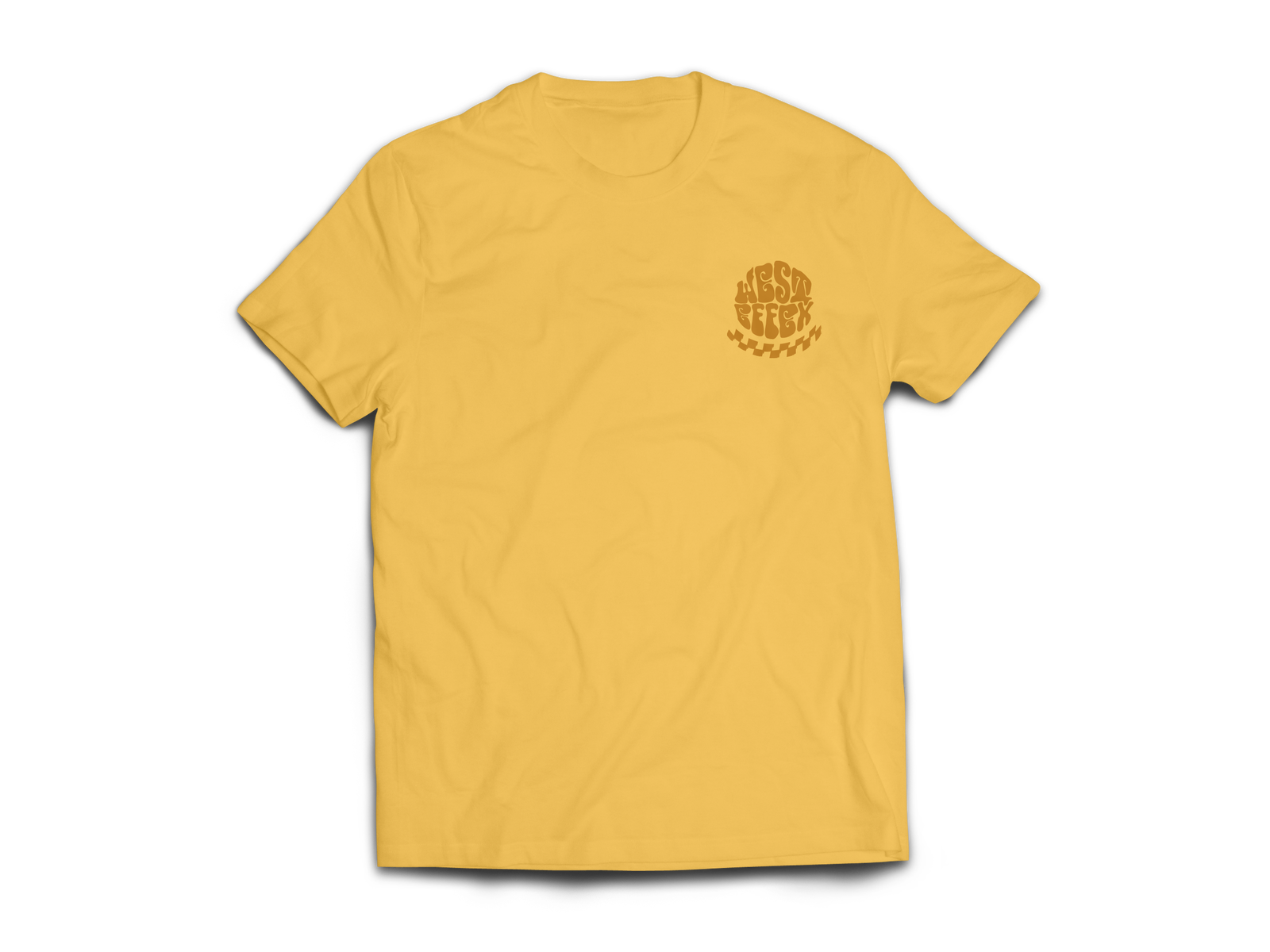 Westeffex Warped Tee - Mustard - Westeffex