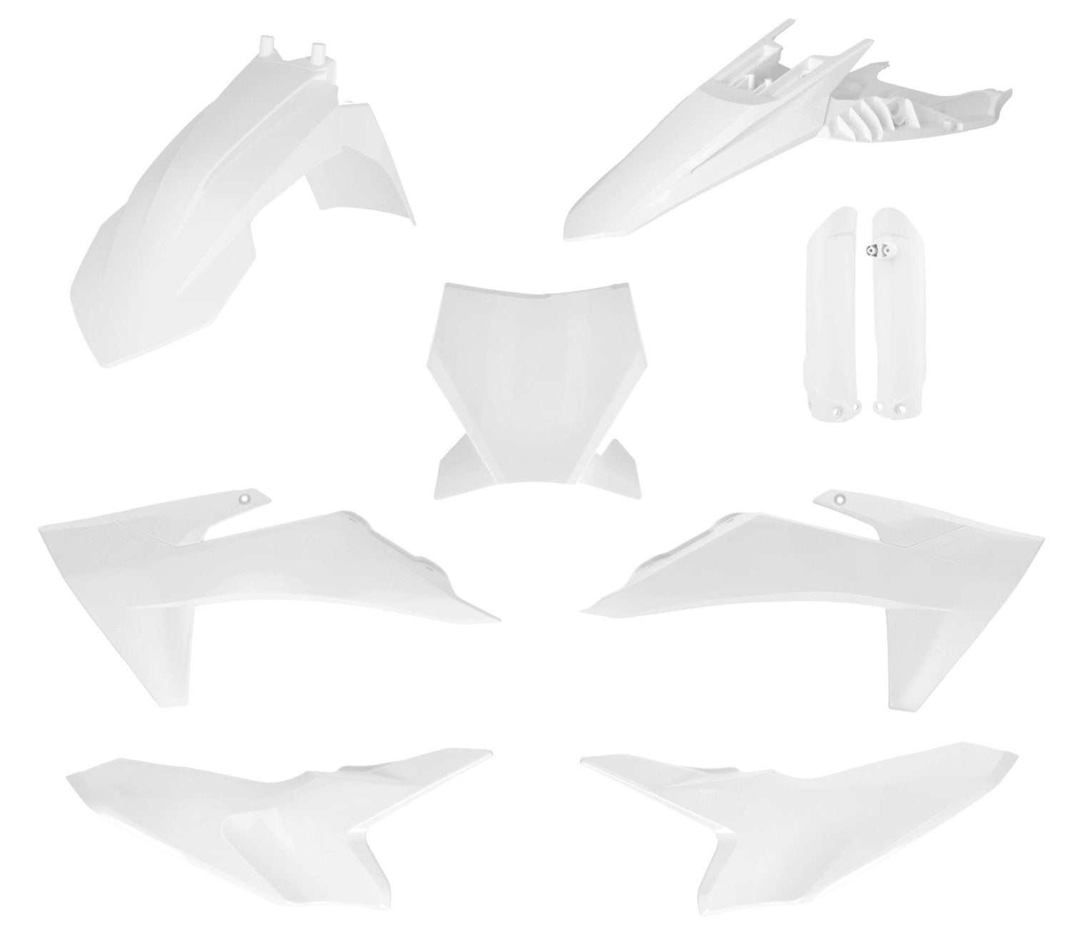 ACERBIS PLASTIC KIT KTM SX50 24-26 WHITE