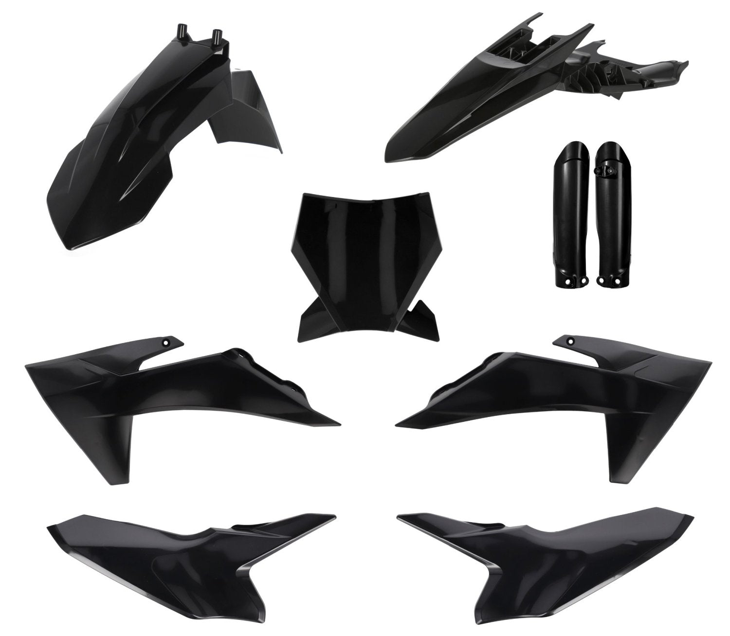 ACERBIS PLASTIC KIT KTM SX50 24-26 BLACK