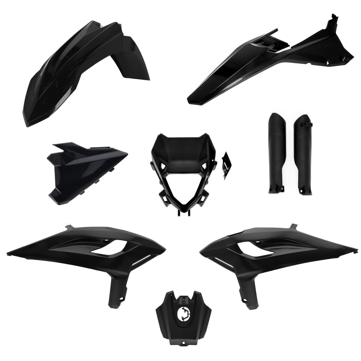 ACERBIS PLASTIC KIT BETA RR RACE X-PRO 25-26 BLACK