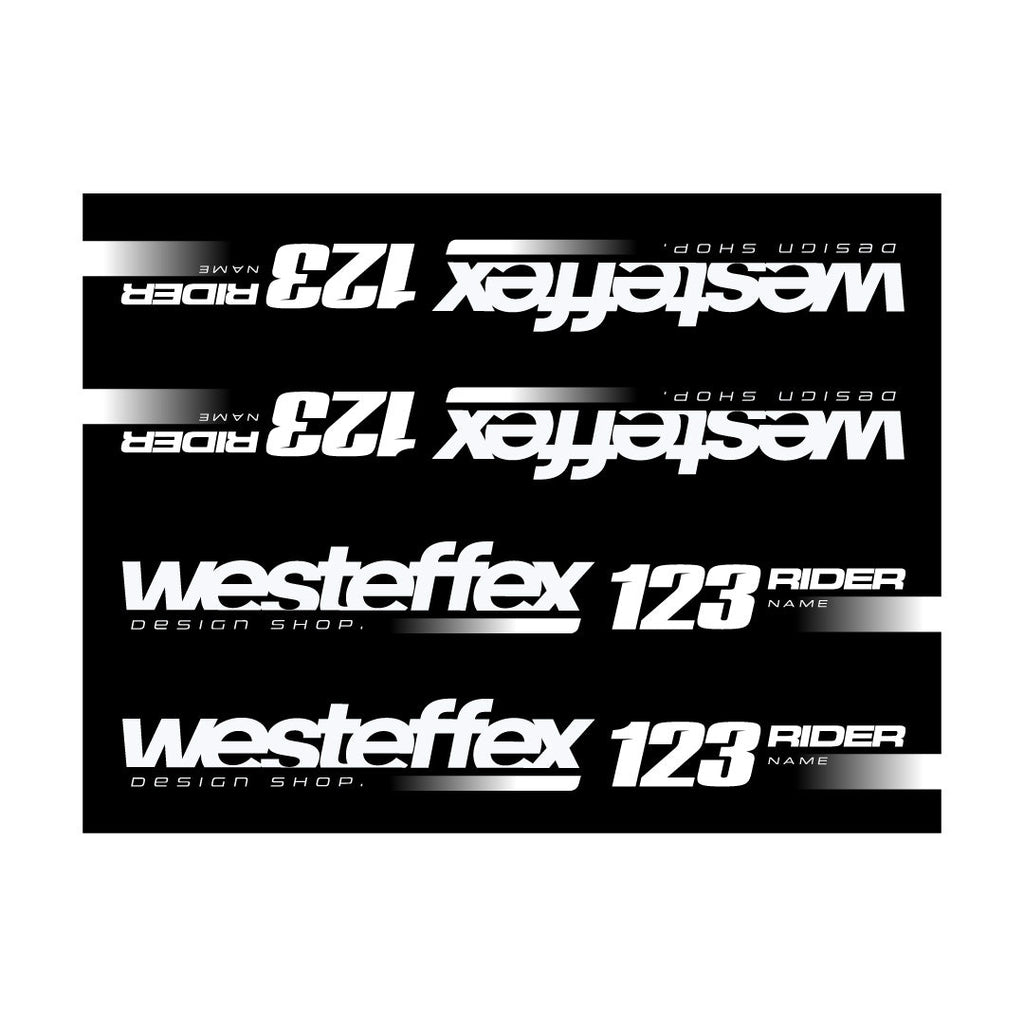 Barpad Decal - Westeffex WFX2 - Westeffex