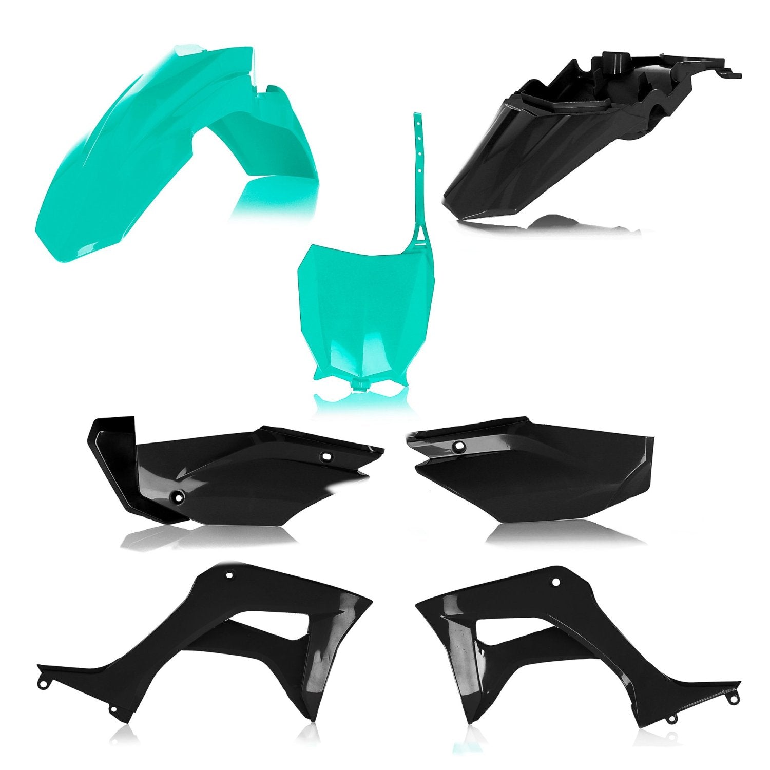 ACERBIS PLASTIC KIT HONDA CRF 110F 19-26 TEAL BLACK