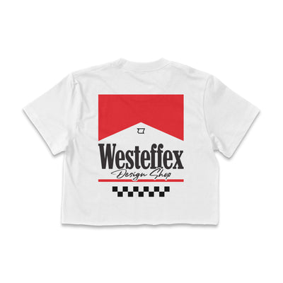 CROPPED "RED LABEL" TEE
