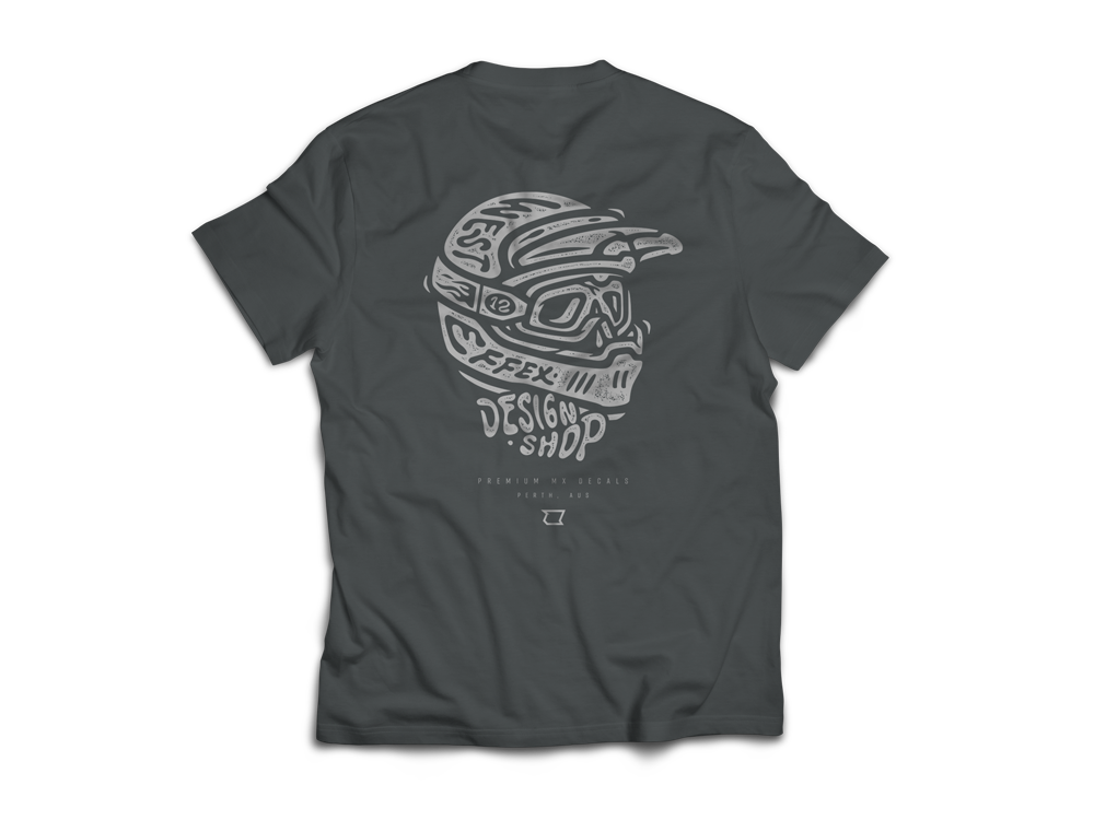 Westeffex Helmet Tee - Charcoal Grey - Westeffex