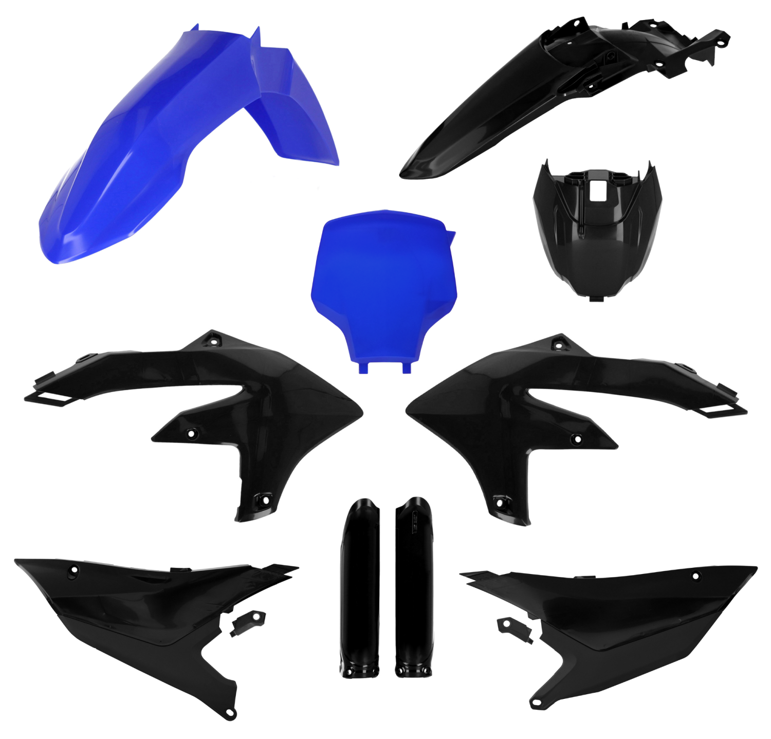 ACERBIS PLASTIC KIT YAMAHA YZF 450 26 BLUE BLACK