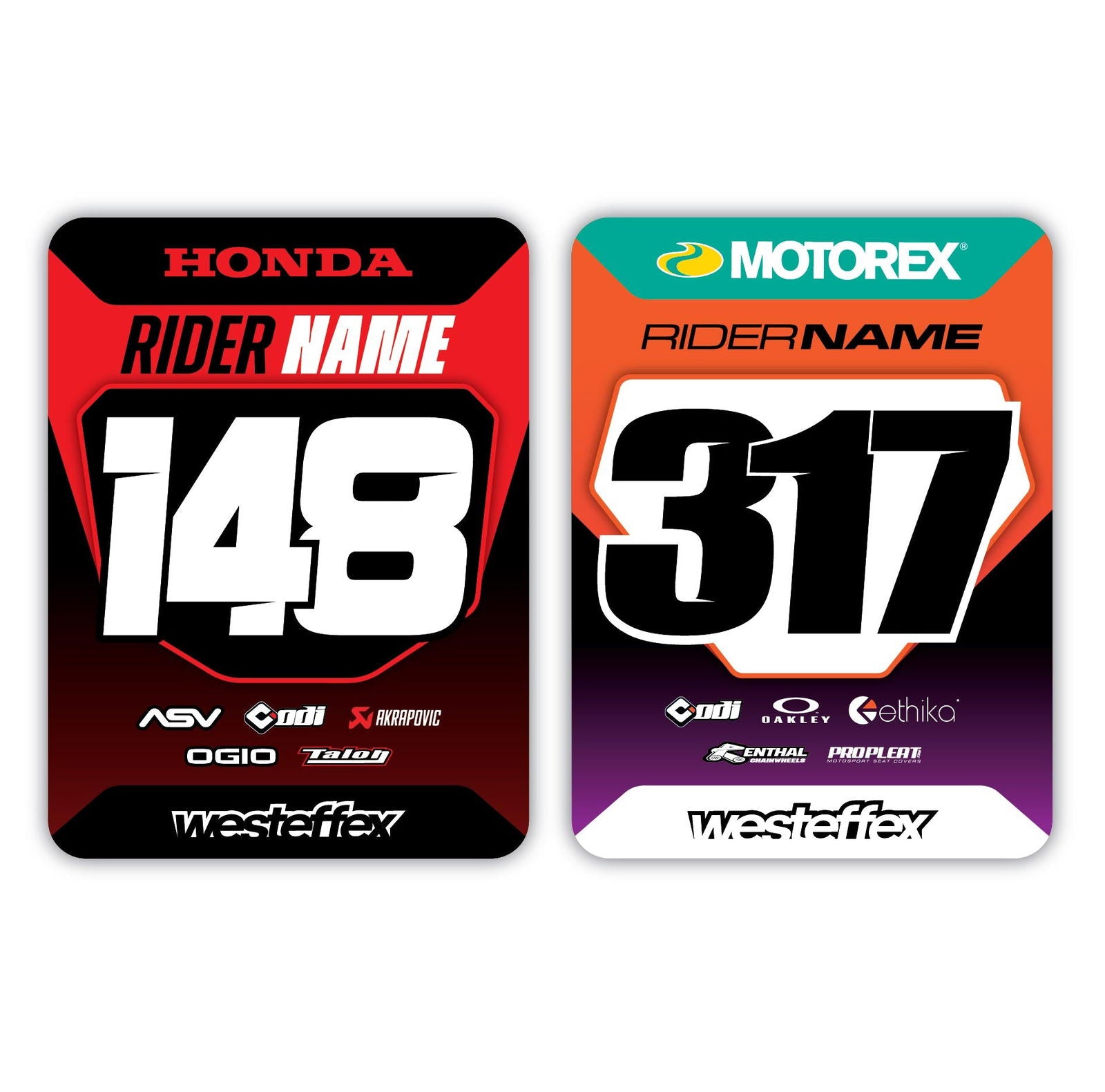 Rider Id Phone Sticker | Westeffex